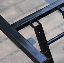  Thickened folding table leg bracket with spring Wrought iron table legs Table frame Training table legs shelf Training bench iron legs