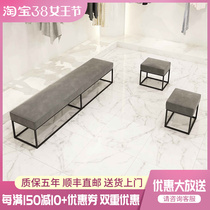 Clothing Shop Changing Shoes bench fitting room stool minimalist strip shop with sofa stool Pole minimalist Shoe Bench Shoe Shop Bench