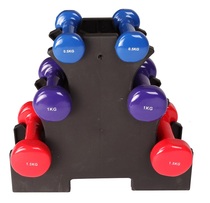 6-piece Dumbbell Dumbbell Set (Australia shipping single piece)6 kg with bracket