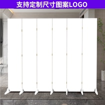 White screen partition wall office living room folding mobile simple modern Net Red simple shelter home baffle