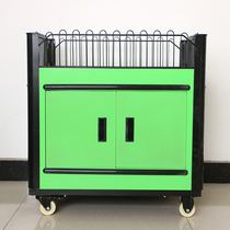 2020 new supermarket special price table promotional platform dump truck stacker head movable stacker wheel thickening display rack