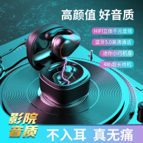 Non-ear type high-end real wireless Bluetooth headset hanging ear long wear without pain long standby battery life driver driving special application Apple Xiaomi oppovivo Android universal bone conduction