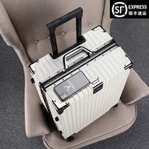 Luggage female large capacity sturdy durable aluminum frame trolley case silent password box tide male student suitcase suitcase suitcase