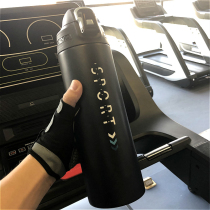 High-grade large-capacity sports mug mens stainless steel outdoor car special thermos cup fitness portable water Cup