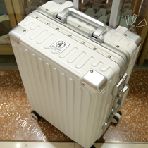 Zero Artisan Aluminum Frame PC Suitcase Pull Lever Box Ins Wind Women 20 Inch Boarding Travel Men 24 Inch Large Capacity 28 Durable