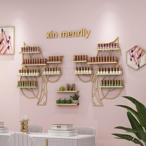 Nail art shelf Wall refers to the oil storage Display shop Net Red Wall glue cabinet personality multi-layer simple put sub