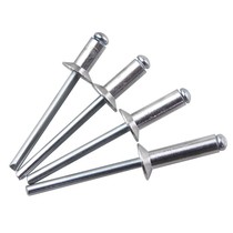 Aluminum countersunk head rivets aluminum blind rivets flat head stumping Willow nails bulk open rivets M3 2M4M