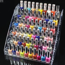 Nail polish storage box finishing box acrylic nail rubber oil essential oil lipstick storage compartment transparent display stand
