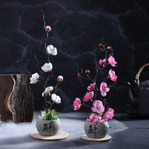 Hotel dining plate decoration plate decorative plate decorative flower grass embellishment dish cold dish cold plate SAB creative small decoration simulation flower