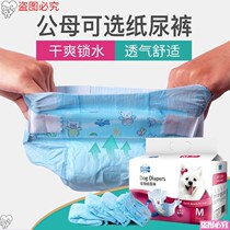 Large comfortable Labrador dog diapers ly golden retriever oversized special large dog 20 pieces aunt towel male dog