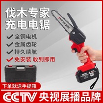 German imports German Shari Lithium Electric Saw Charging Portable Electric Chainsaw Outdoor Wireless Small Logging One-handed