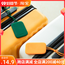 Luggage tagging luggage tag luggage tag boarding tag silicone portable check-in pendant suitcase anti-loss tag