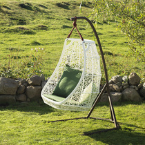 Outdoor swing hanging basket rattan chair Bed and breakfast Hotel outdoor leisure rattan rocking chair Villa courtyard Garden balcony hanging chair