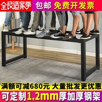 Iron shelf bracket rock board table leg bracket table rack base coffee table shelf stainless steel desk