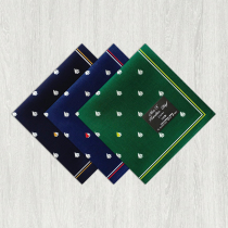 Made in Japan thin mens handkerchief cotton sweat-sucking mens handkerchief cotton pocket towel sailing Business square scarf