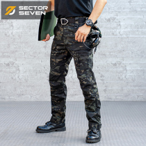 District 7 IX5 Hunter MC camouflage tactical trousers military fans special training pants outdoor multi-pocket overalls