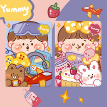 Couple ipad protective cover 10.2 inch 7 tablet air3 pen slot Apple 2019 new mini4 creative 5 seventh generation 10.5pro2020 net red 11 girl heart pad shell