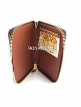 Fianne FION printed men and women apply zipper-style keybag lock spoon bag PVC FIN BRN W08 298