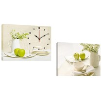 Modern simple living room dining room decoration painting sofa background wall non-hole hanging painting meter box shielding clock murals