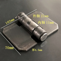 Hinge hardware truck door shaft detachment hinge iron door heavy iron thickened folding compartment welding 5mm large hinge