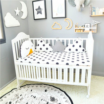ins explosion Nordic simple baby Children baby cloud shape creative bed around baby bedding