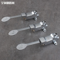 All copper medical pedal valve hospital foot wash basin faucet stainless steel equipment all copper foot tap