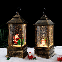 Christmas gift music box to send children and girls floating snowflakes crystal ball birthday decoration creative music box ornaments