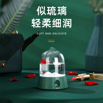 Ultra Cute USB Humidifier Small Portable Office Desktop Home Mute Bedroom Incense Mini Cute Student Dormitory Large Spray Amount Moisturizing Air Wireless On-board USB Snow Mountain Decontamination