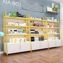 Boutique shelves product display cabinets multi-layer cosmetics display racks floor-to-ceiling bookshelves free combination of household shelves