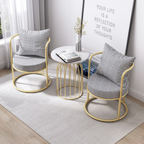 Nordic One Table Two Chairs Combined Table And Chairs Three Sets Bedroom Minima Balcony Small Table And Chairs Net Red Light Lavish Leisure Single Chair