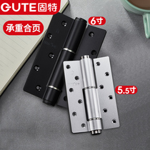 Gute stealth door load-bearing flat opening hinge bedroom door wooden door hardware aluminum alloy hinge mute thickened door folding
