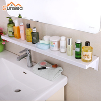 Toilet rack wall-mounted cosmetics sink toilet bathroom wall-free washstand storage rack