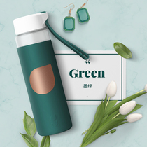 unibott Youdao glass heat-proof explosion-proof high temperature resistant water Cup cute portable hand-made tea cup High Borosilicate