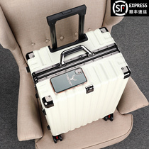 Luggage female high face value 2021 new suitcase men universal wheel trolley suitcase 20 inch small boarding case