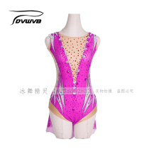Ice dance elves custom figure skating costume acrobatics air dance children adult womens skirt D495