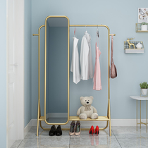 Bedroom floor hanger Nordic clothes hat rack room clothing rack class home minimalist clothes cool hanger modern