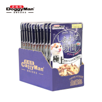 Japanese Dogman delicious time fish can bag 55gX12 pack cat snacks wet food canned Multi-flavor optional