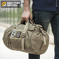 District 7 puffer fish tactical bucket bag fitness Sports Basketball bag Short Trip Travel Leisure crossbody shoulder bag