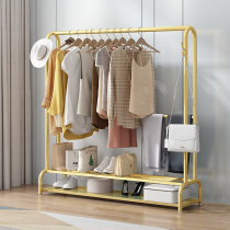 Dormitory clothes rack Floor-to-ceiling bedroom folding clothes rack Rental simple drying rack Household cool clothes rod rack