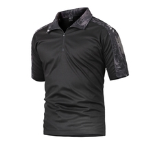 Consul Special Forces T-shirt men quick-dried lapel short-sleeved outdoor tactical camouflage sports hiking mountaineering polo shirt
