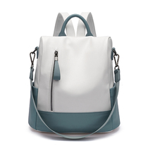 Genuine leather double shoulder bag women 2022 new fashion 100 hitch minimalist about large capacity Soft leather bag ladies waterproof travel backpack