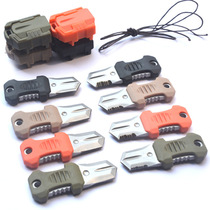 Beetle tactical vest buckle backpack molle system using EDC portable mini knife