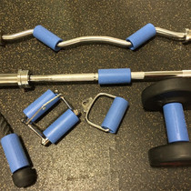 Medium silicone dumbbell sleeve barbell Rod thick grip set single parallel bar bar guard FatGripz wrist fitness