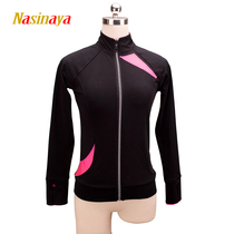Funo figure skating training suit jacket jacket Nasinaya skin-friendly plus velvet custom children's adult small color flag