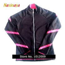 Funo 20-color custom children's adult figure skating suit jacket jacket training suit stitching color strip skating8