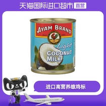 直营马来西亚进口雄鸡标淡椰浆270ml/罐