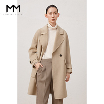 Mai Meng MM2020 winter new mid-length suit collar woolen coat female 5B9870901Q-1