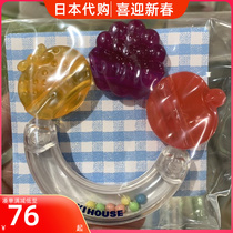 Japanese mikihouse fruit tooth baby tooth fixer baby tooth ringing rubber for 3 months