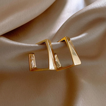Retro Hong Kong style~light luxury high-end~ins cold wind stud earrings drop earrings trendy earrings net red earrings temperament trend