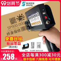 Spapri SP900 small handheld intelligent inkjet printer labeling price coding digital number Automatic laser coding machine online printing production date ink inkjet printer